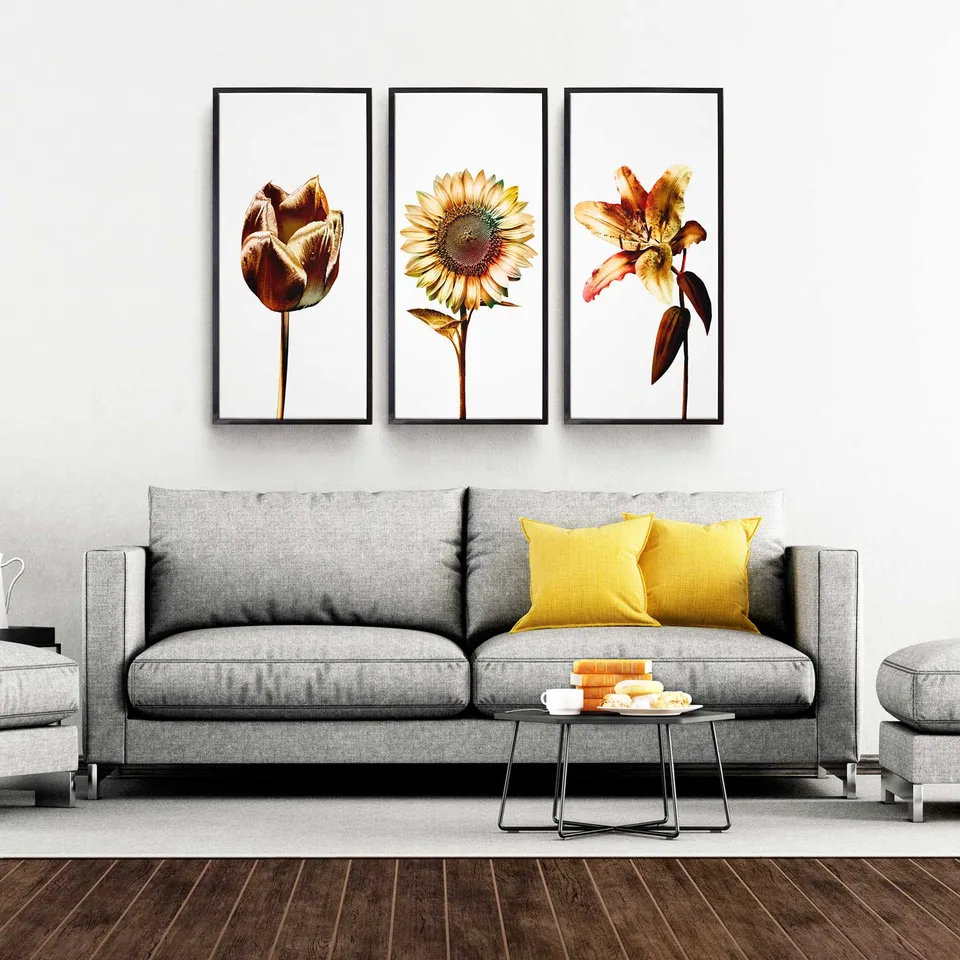 Quadro 3 flores