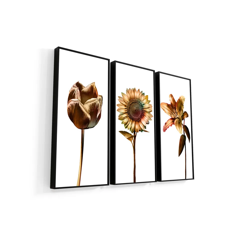Quadro 3 flores