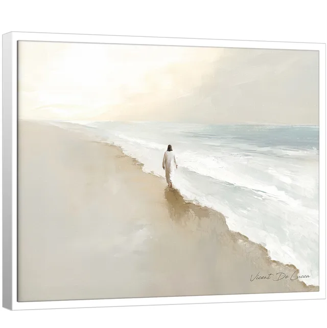 Quadro O Caminhar de Jesus - Coleção Minimalista - Quadros de Paisagem | QuadrosDecorativos.com