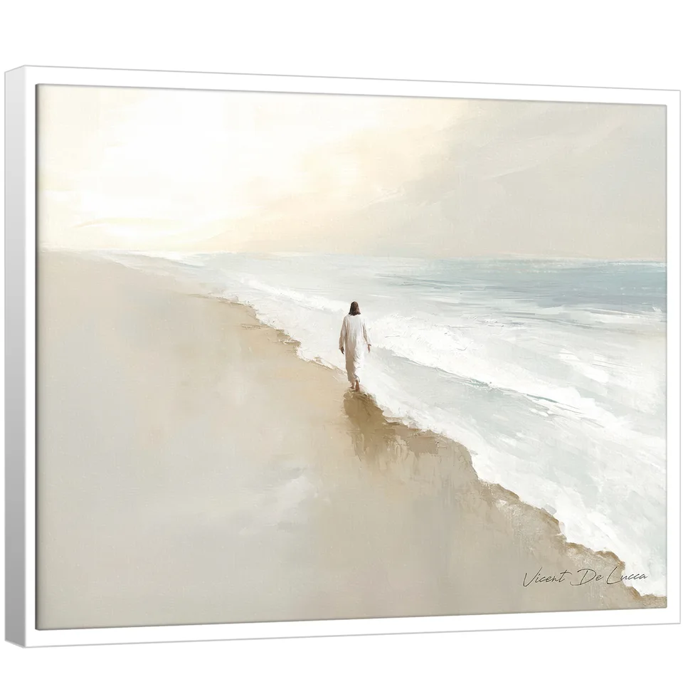 Quadro O Caminhar de Jesus - Coleção Minimalista - Quadros de Paisagem | QuadrosDecorativos.com