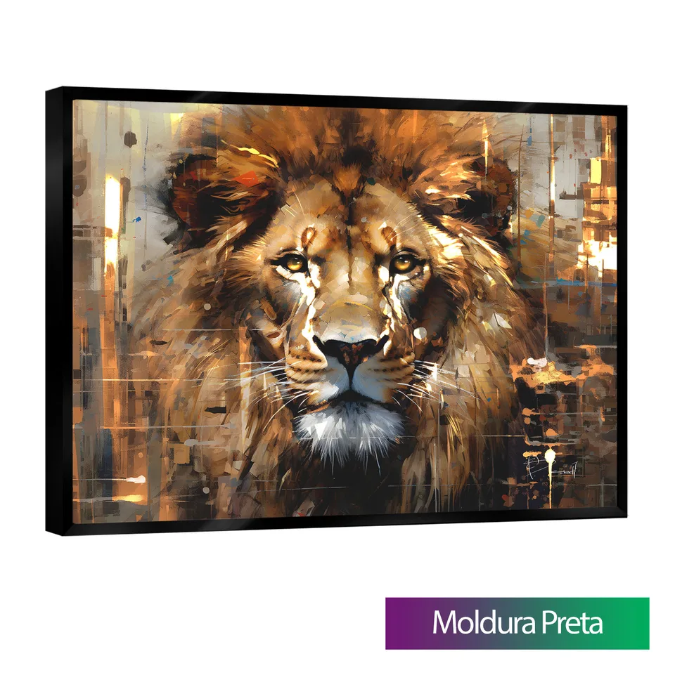 Quadro Leão Strati D'Arte — foto 14