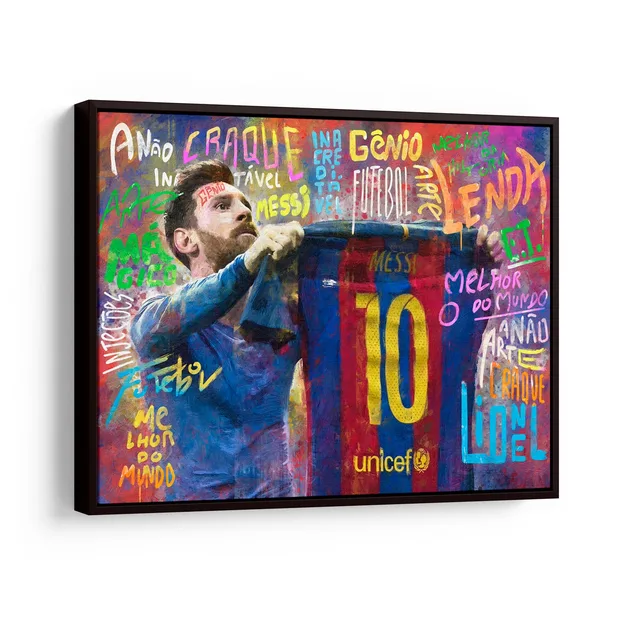 Quadro O ET da Catalunha – Messi em filete