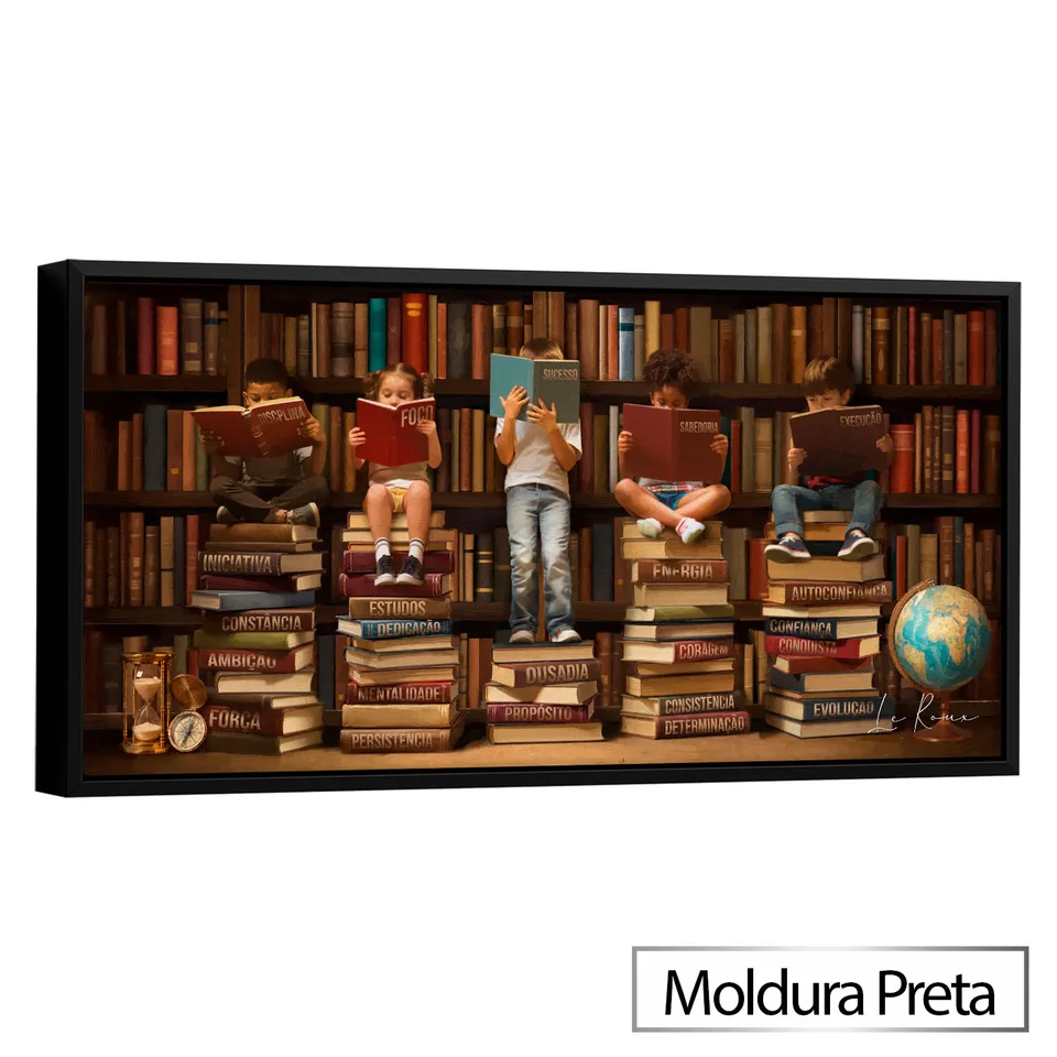 Quadro Biblioteca do Conhecimento
