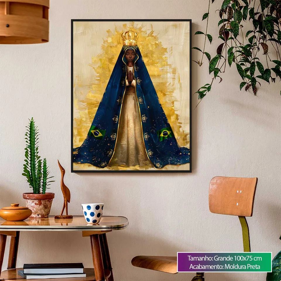 Quadro Divina Aparecida Strati D'Arte — foto 6