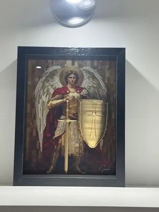 São Miguel Arcanjo Protetor na casa de Fabricia Dantas