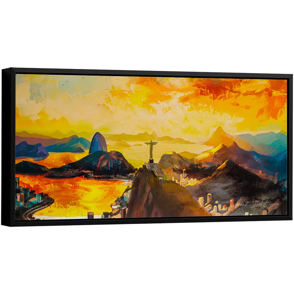 Quadro Rio de Janeiro Dia Ensolarado - Quadros de Paisagem | QuadrosDecorativos.com