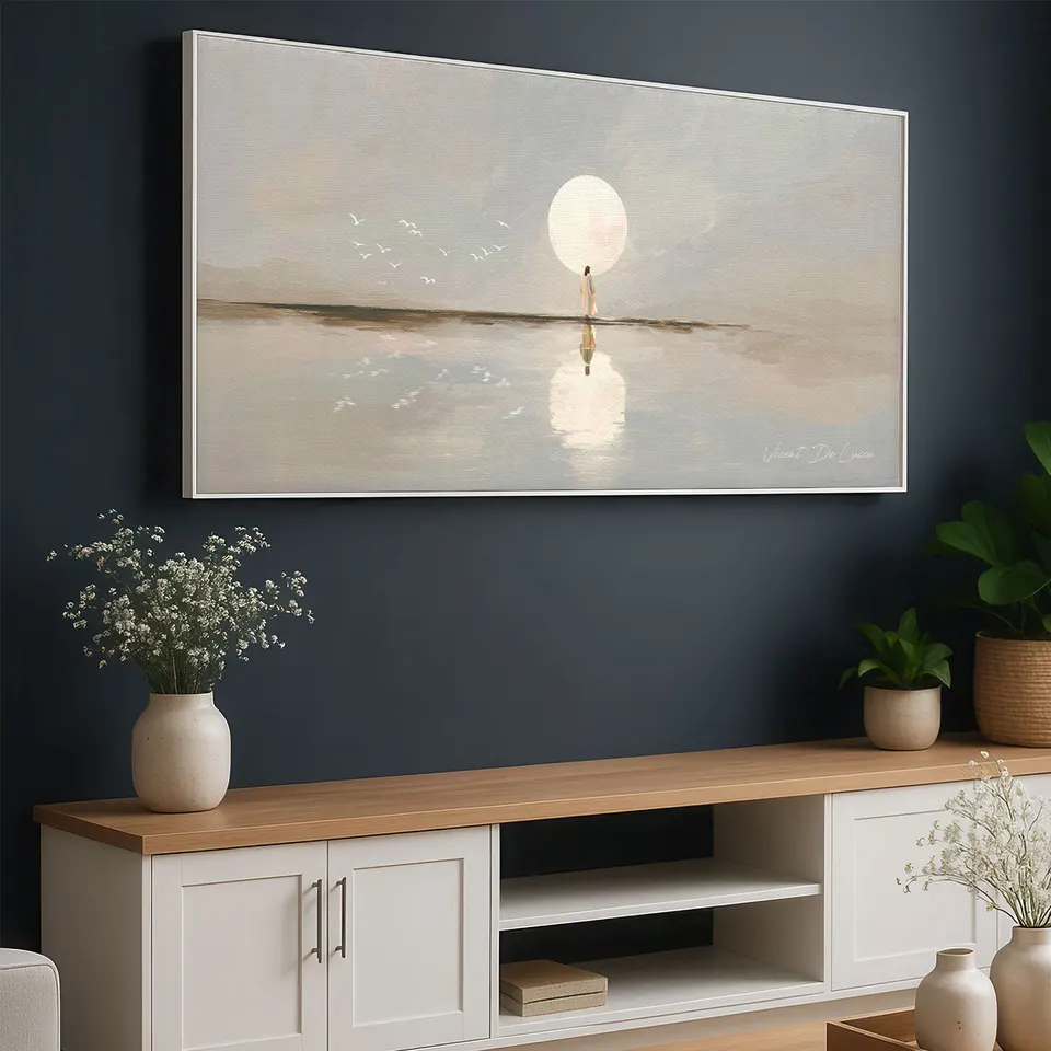 7108 Quadro Jesus em Caminho de Paz – Coleção Minimalista (33)