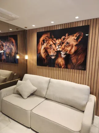 Quadro Artístico na casa de Gabriela