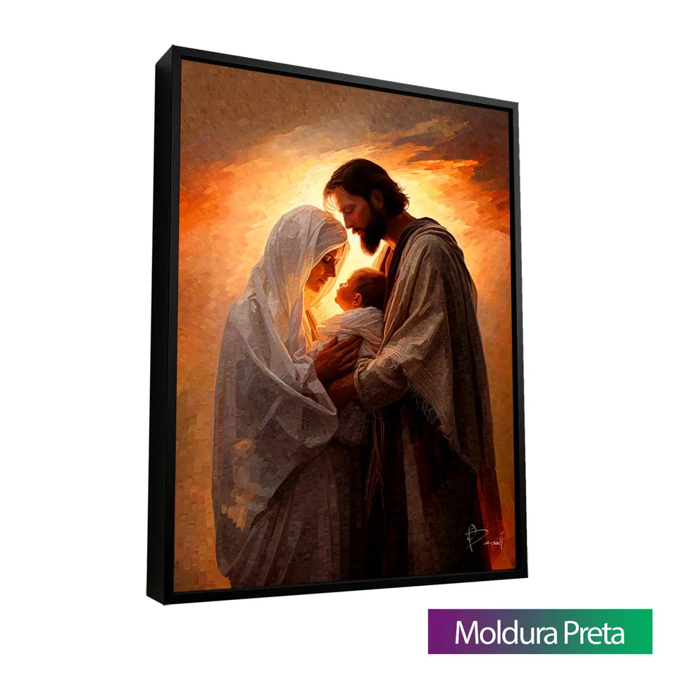 8928 Quadro Sagrada Família Realista (6)