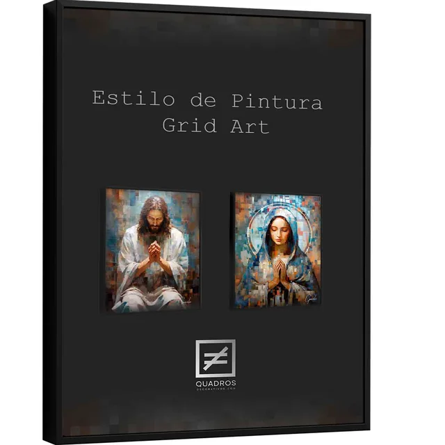 Masterpiece Grid Art - Sua Foto em Pintura Grid - MASTERPIECE | QuadrosDecorativos.com