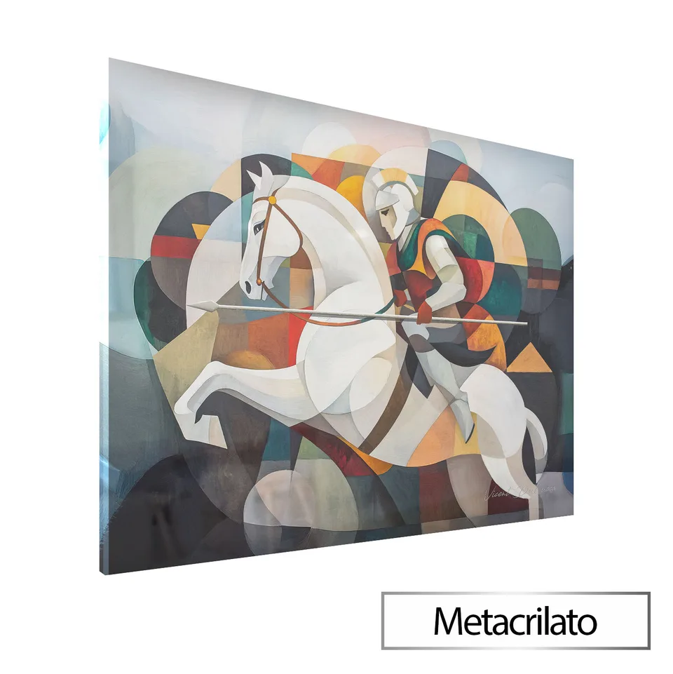 Quadro São Jorge o Cavaleiro da Luz
