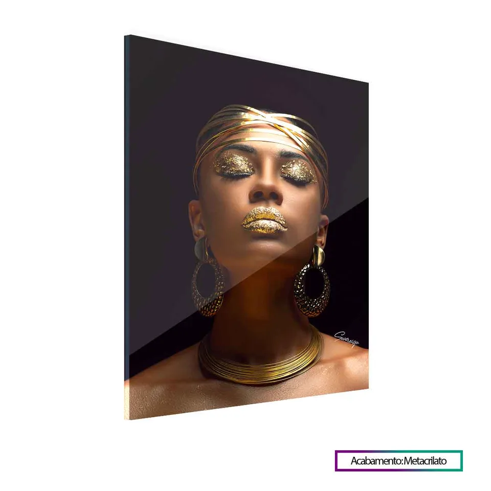 Quadro decorativo Africana Luxo