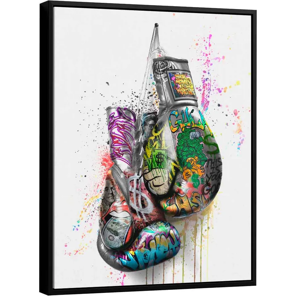 Quadro Luva de Boxe Grafite CRAIG