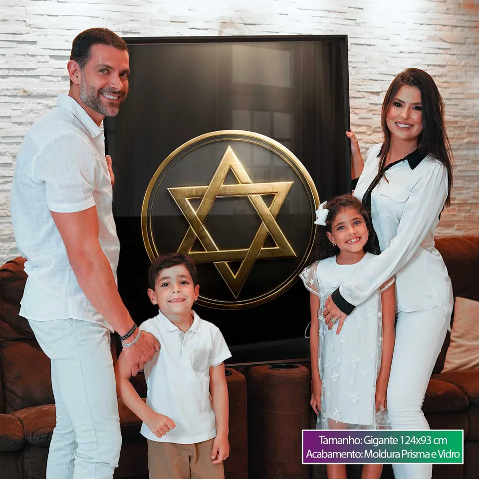 8900 Quadro Medalhão Estrela de Davi (2)