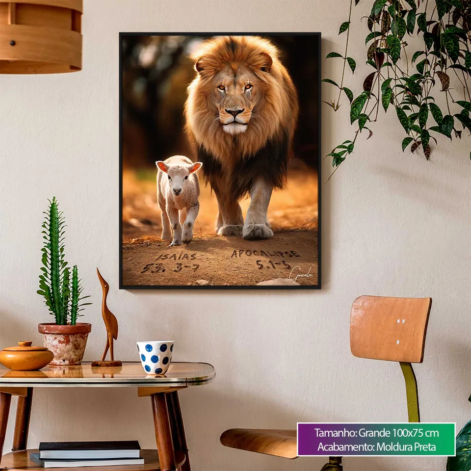 Quadro O Retorno do Leão de Judá — foto 6