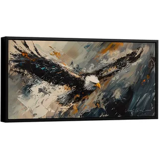 Quadro Abstrato Voo Selvagem - Quadros de Paisagem | QuadrosDecorativos.com