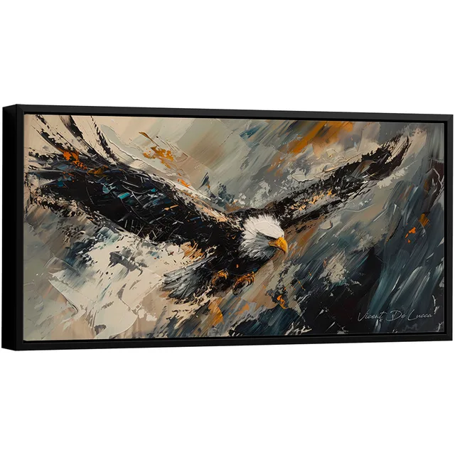 Quadro Abstrato Voo Selvagem - Quadros de Paisagem | QuadrosDecorativos.com