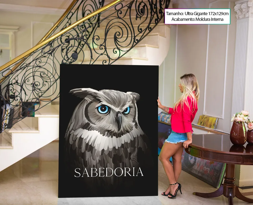 8262-Quadro-Coruja-em-Sabedoria-2