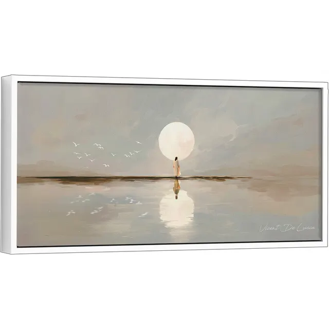 Quadro Jesus em Caminho de Paz - Coleção Minimalista