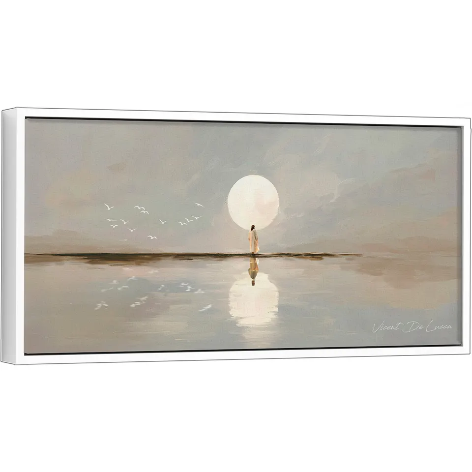 Quadro Jesus em Caminho de Paz - Coleção Minimalista - Quadros de Paisagem | QuadrosDecorativos.com