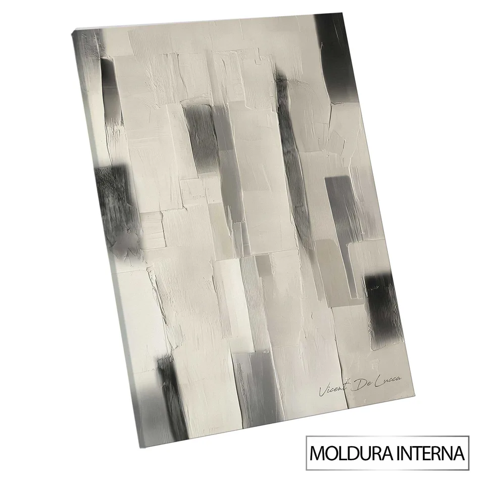 Quadro Minimalista Urbano — Moldura Interna, Médio 64x48