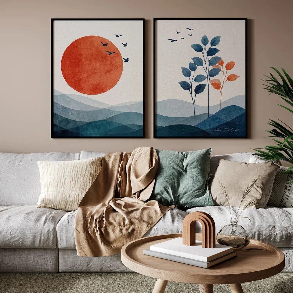Quadro Minimalismo Natural - 2 Peças — foto 6