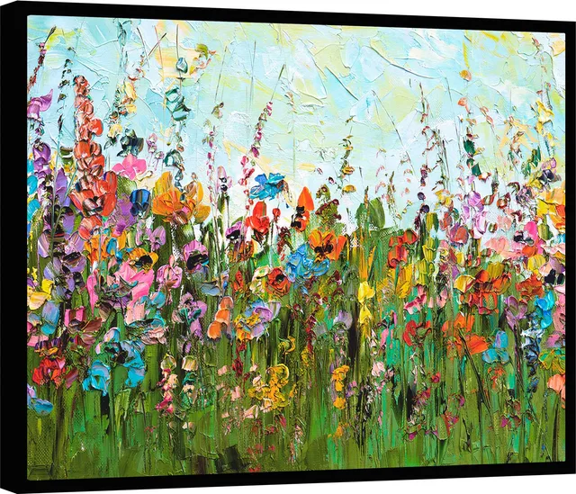 Quadro Abstrato Flores