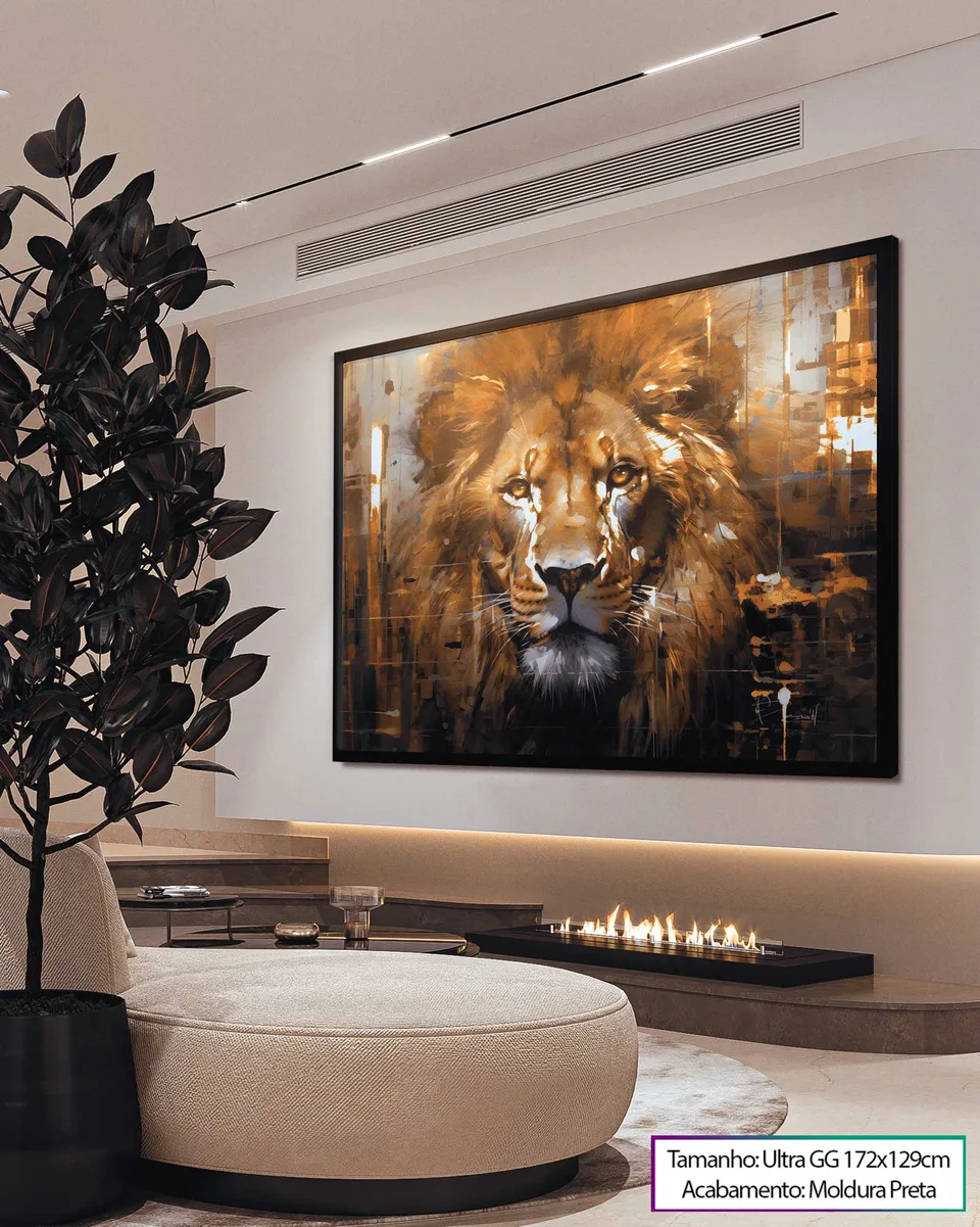Quadro Leão Strati D'Arte — foto 2