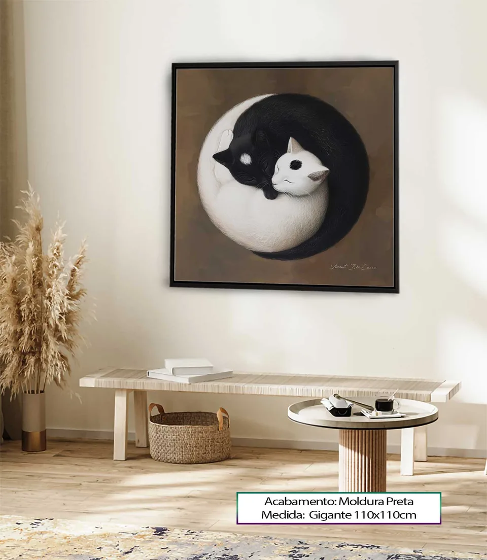 8827 Quadro Gatos Yin-Yang (7)