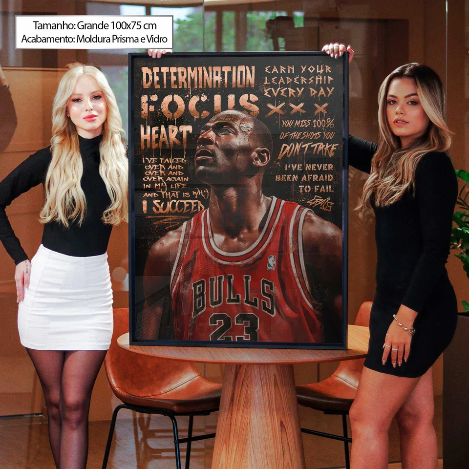 Quadro Michael Jordan Grafite CRAIG — foto 4