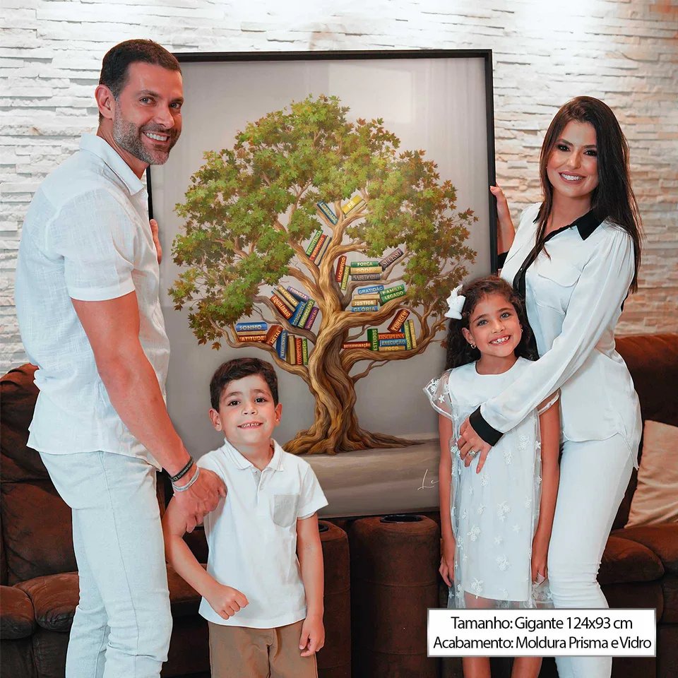 Quadro Árvore da Leitura — foto 4