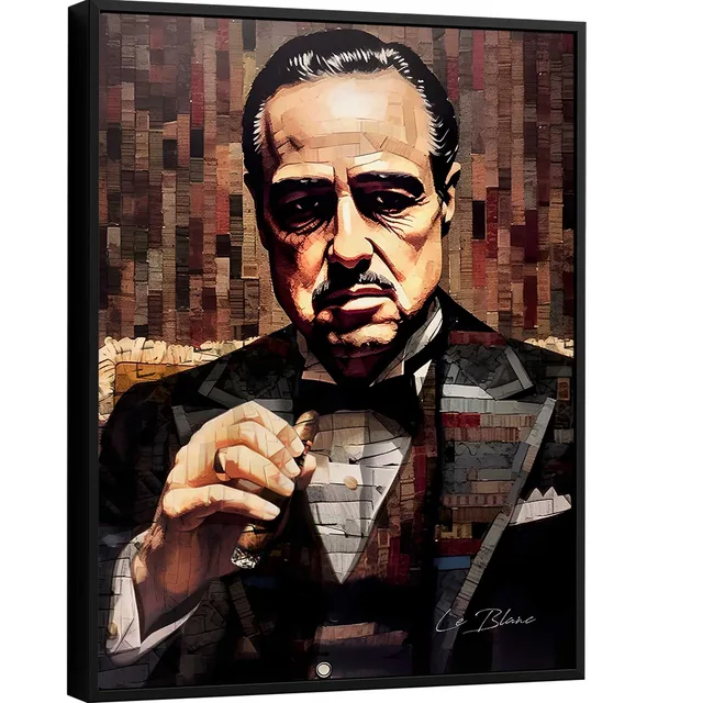 Quadro O Poderoso Chefão - Quadros Gangsters | QuadrosDecorativos.com