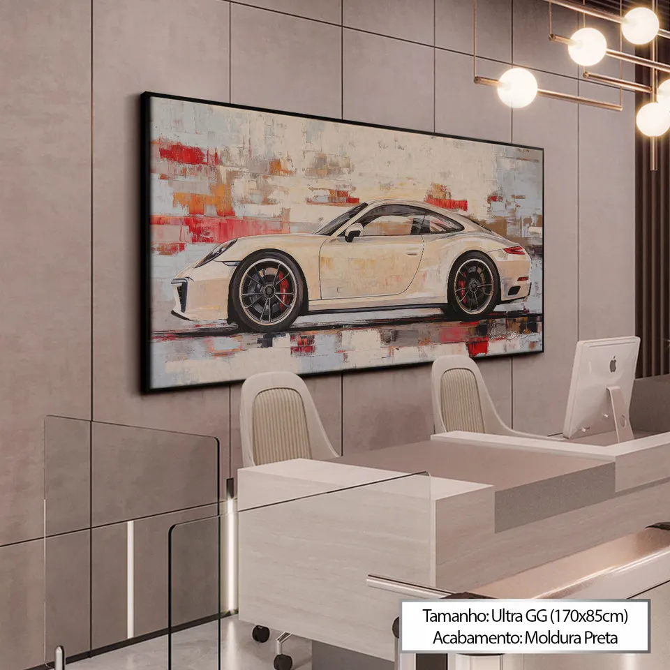 7092 Quadro Porsche Marfim (30)