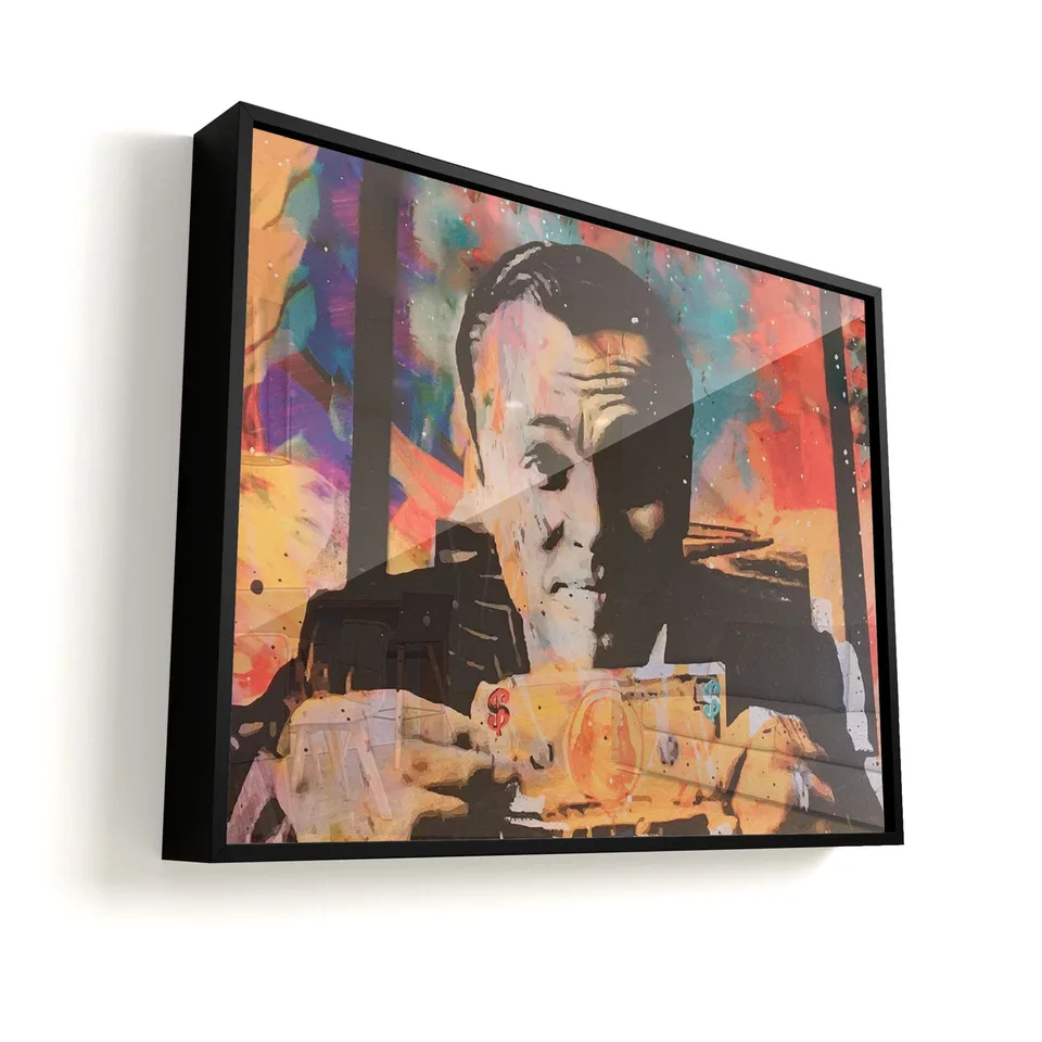 Quadros Decorativos Quadro INVENCÍVEL moldura mais vidro