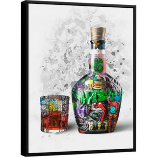 Quadro decorativo Royal Salute Grafite Craig