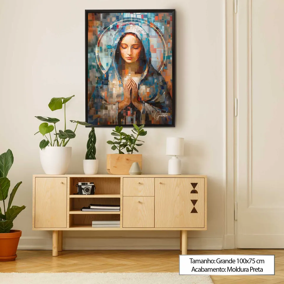 Quadro Virgem Maria Grid Art — foto 5