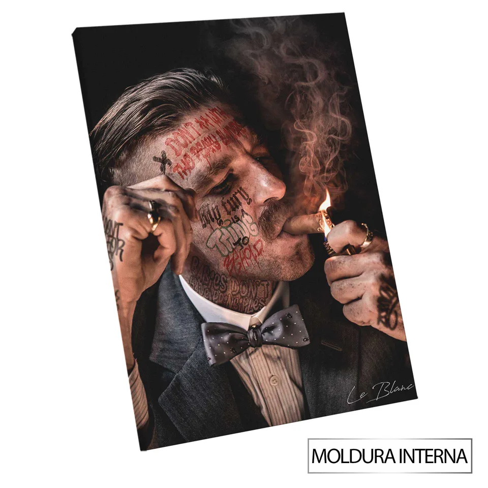 Quadro Arthur Shelby — Moldura Interna, Médio 64x48
