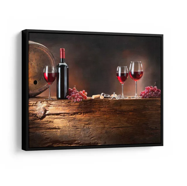 Quadro Mesa de Vinho - Quadros para Cozinha | QuadrosDecorativos.com