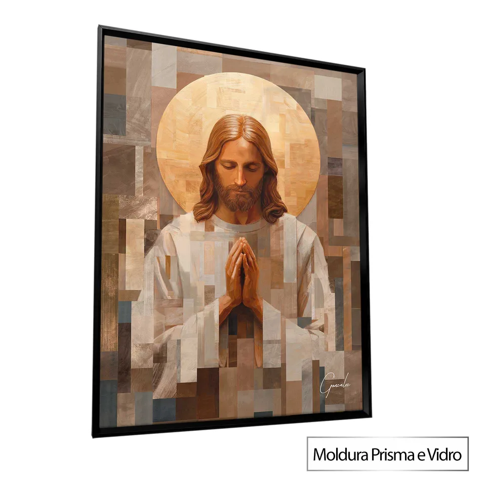 Quadro Oração de Cristo Madeirart