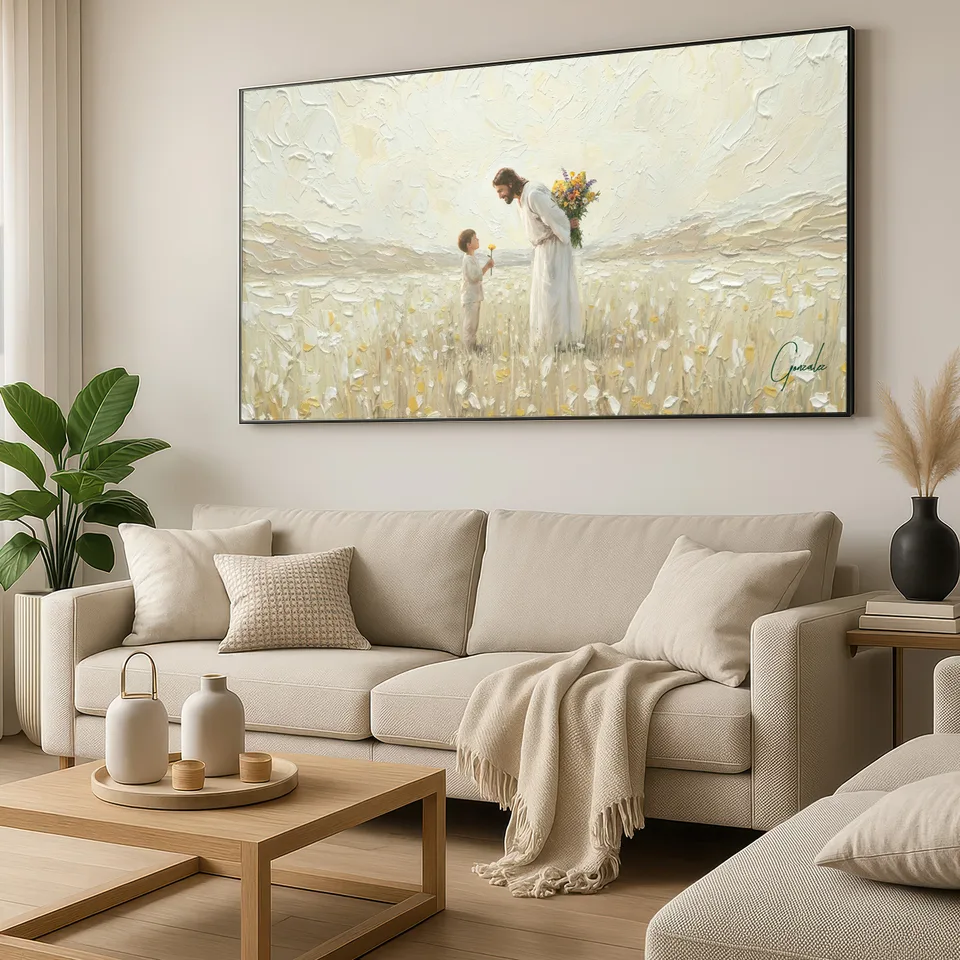 primavera cristo — detalhe das pinceladas texturizadas
