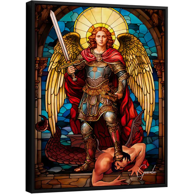 Quadro São Miguel Arcanjo - FB Catálogo | QuadrosDecorativos.com