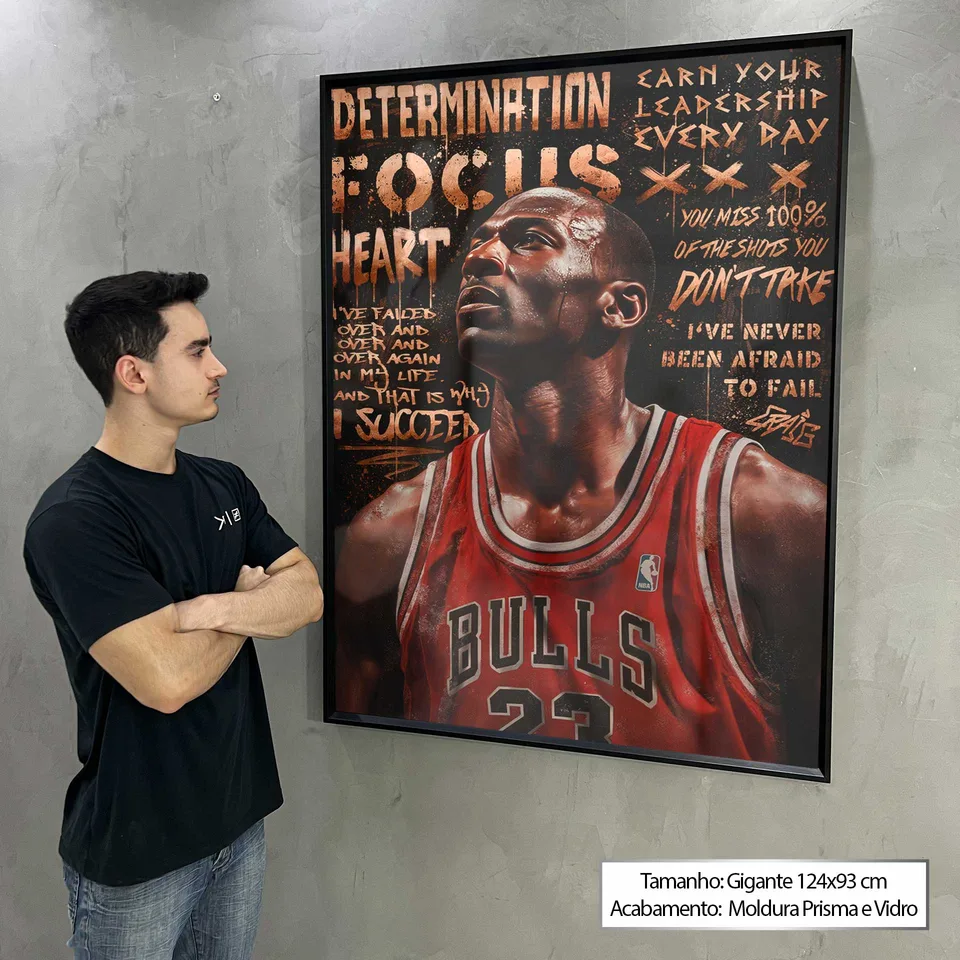 Quadro Michael Jordan Grafite CRAIG — foto 9