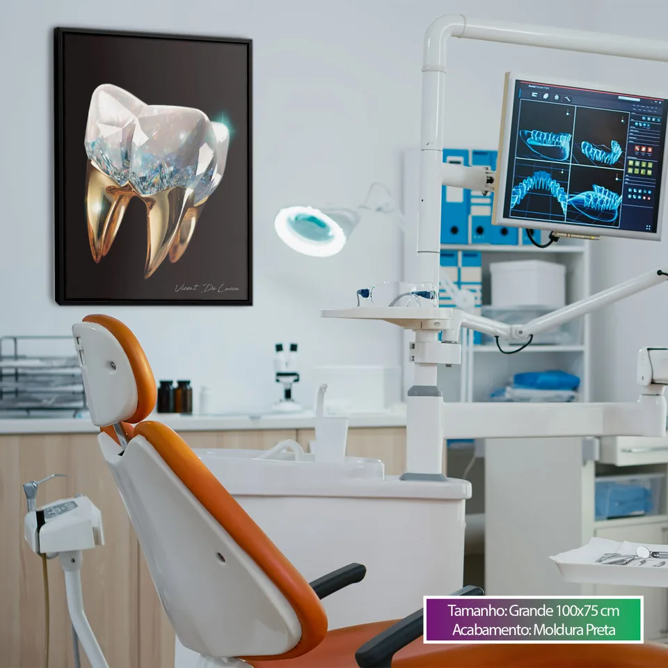 Quadro decorativo Dente de Diamante