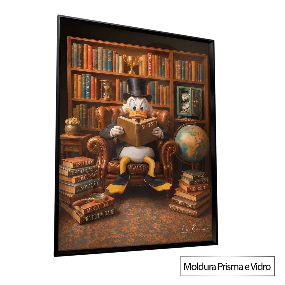 Quadro Biblioteca The Ducks