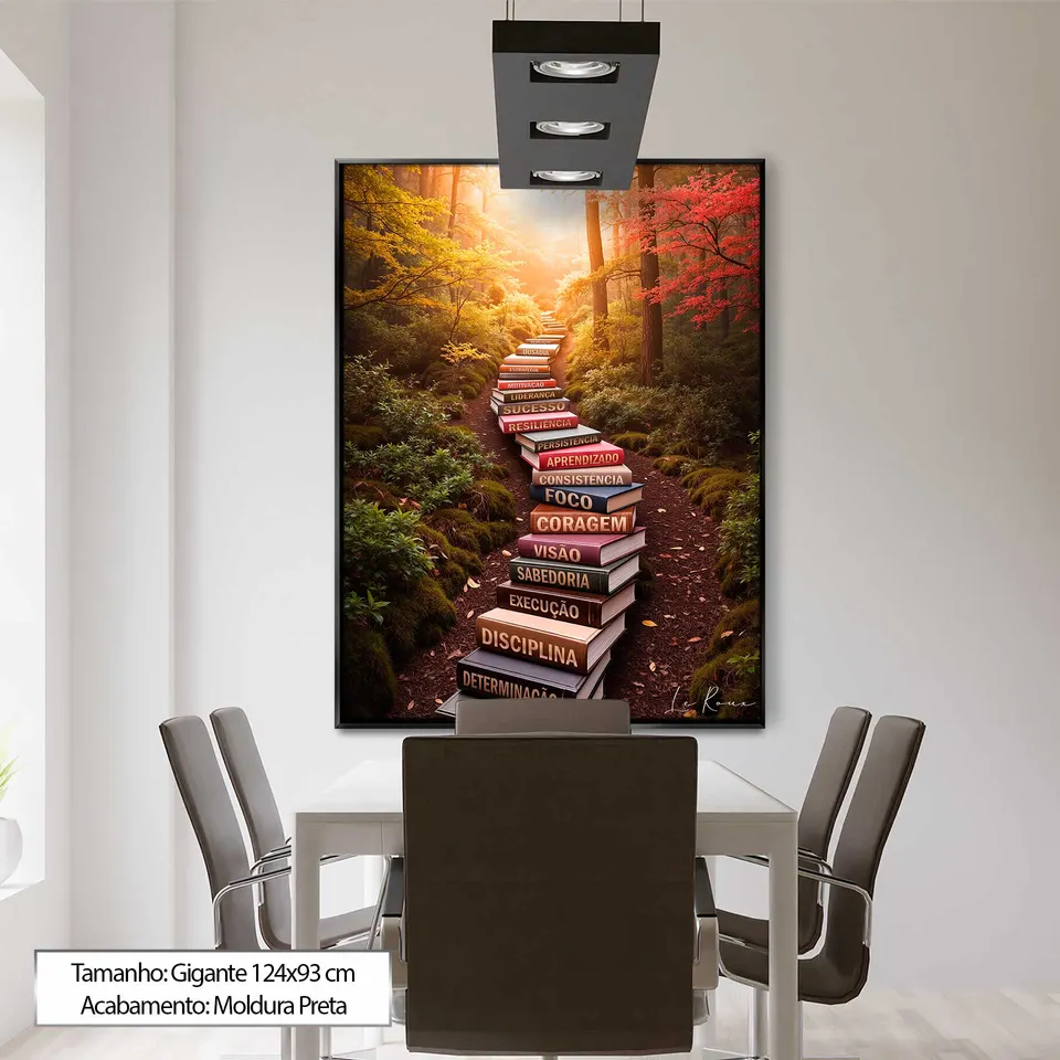 Quadro O Caminho do Sucesso sala de reunião