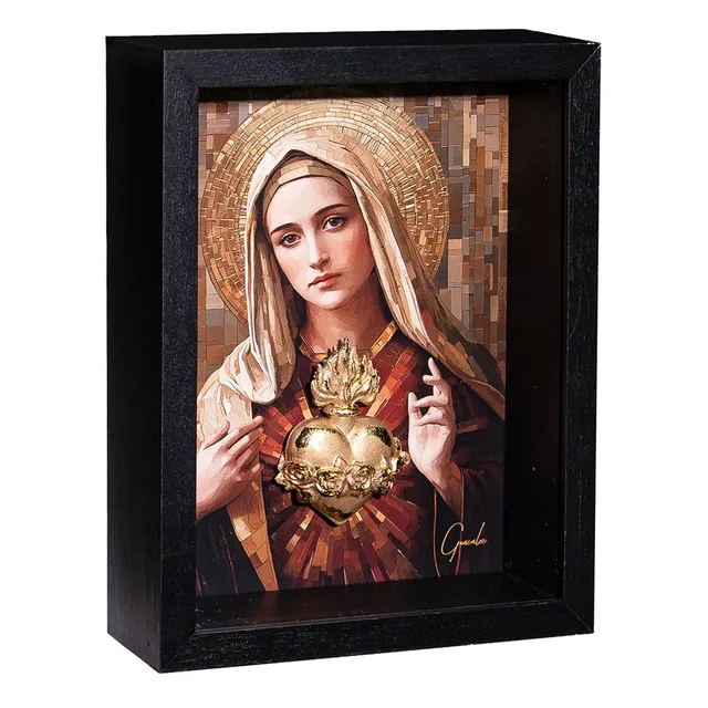 O Imaculado Coração de Maria Ouro