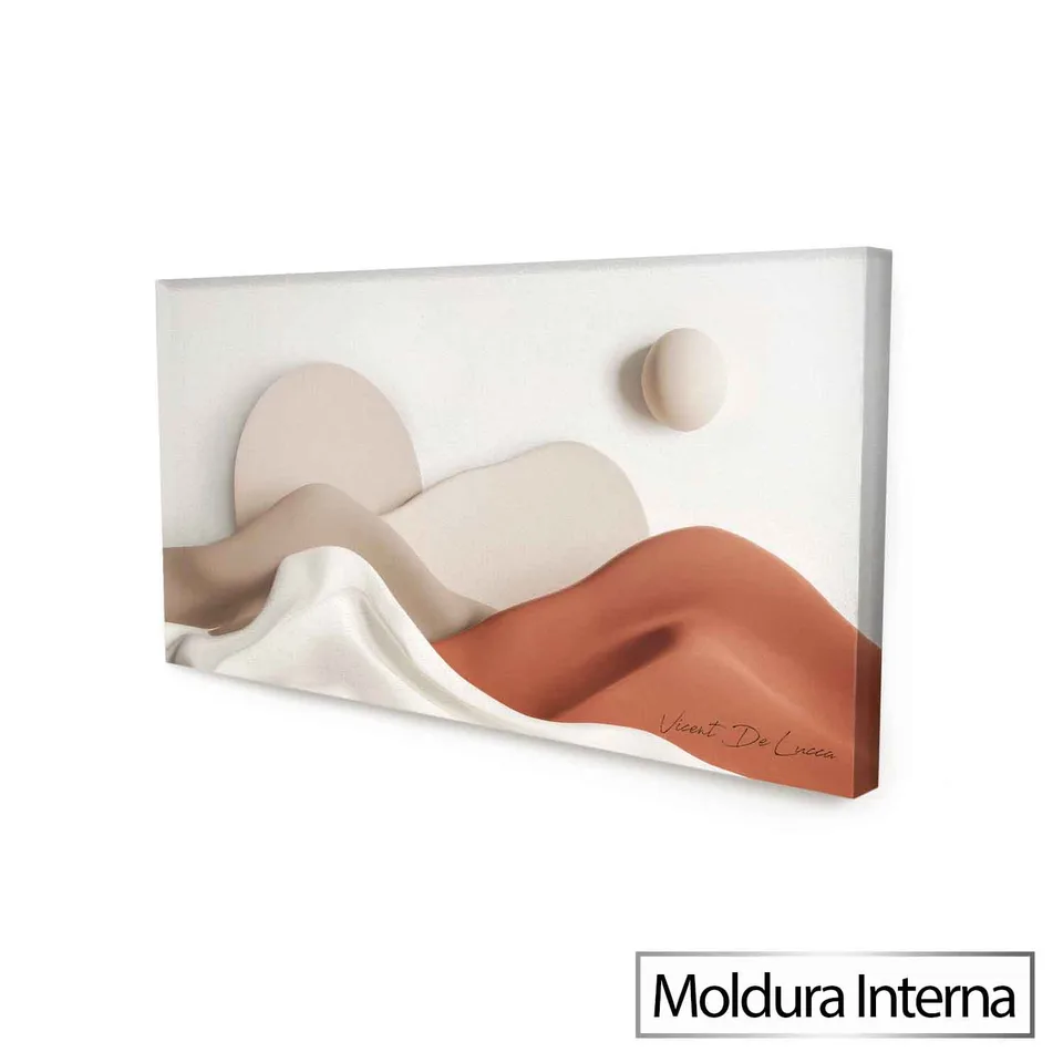 Quadro Paisagem Essencial — Moldura Interna, Médio 68x34