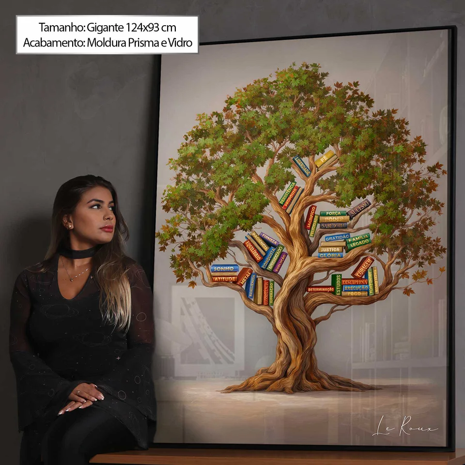 Quadro Árvore da Leitura — foto 8