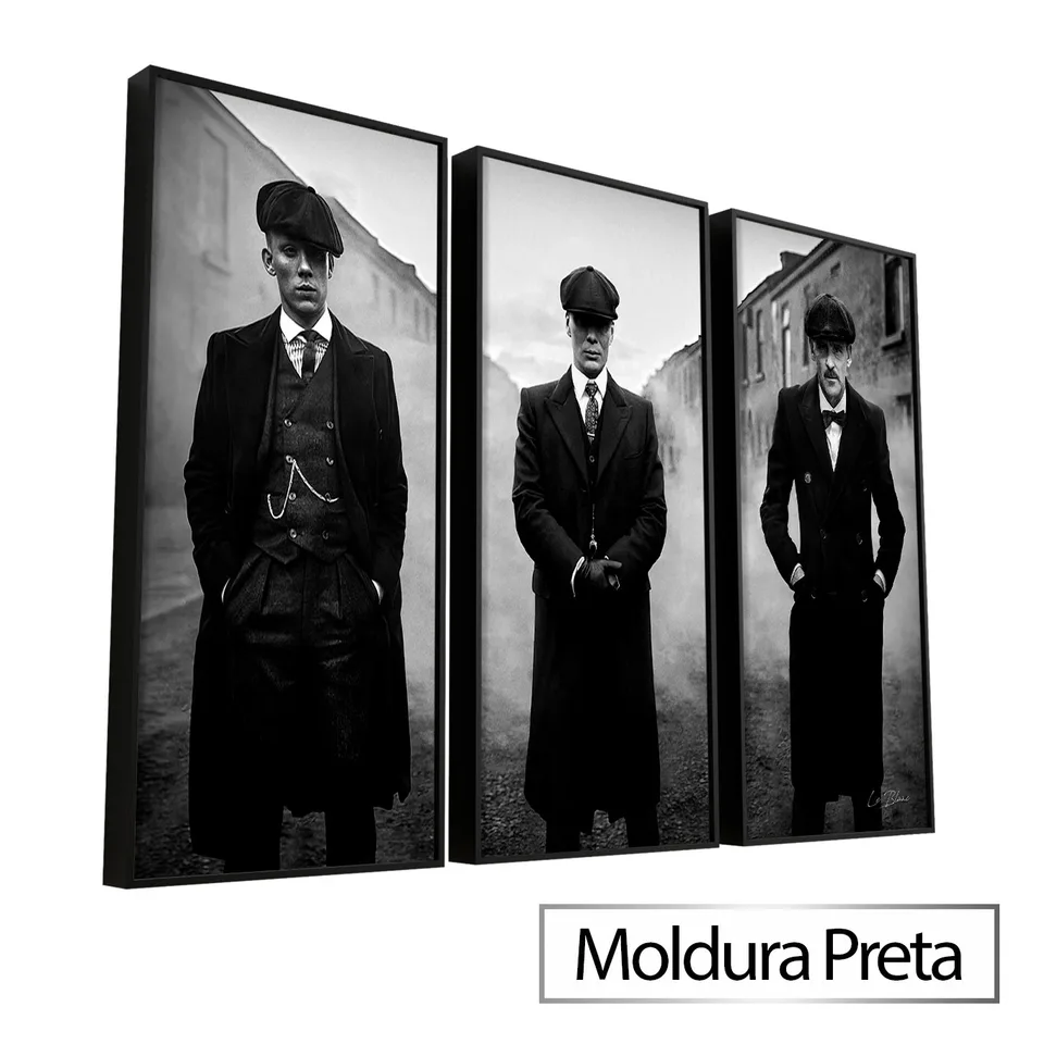 8382 Quadro Trio Peaky Blinders 3 Peças (3)