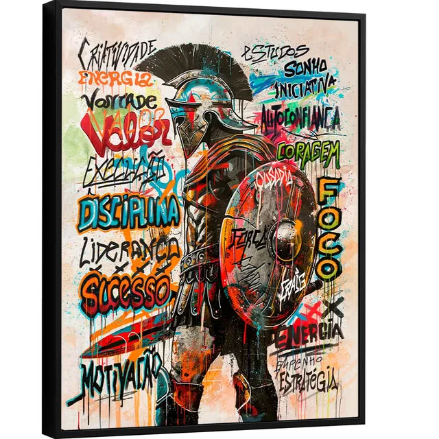 Quadro Espartano Grafite CRAIG - Artista CRAIG | QuadrosDecorativos.com